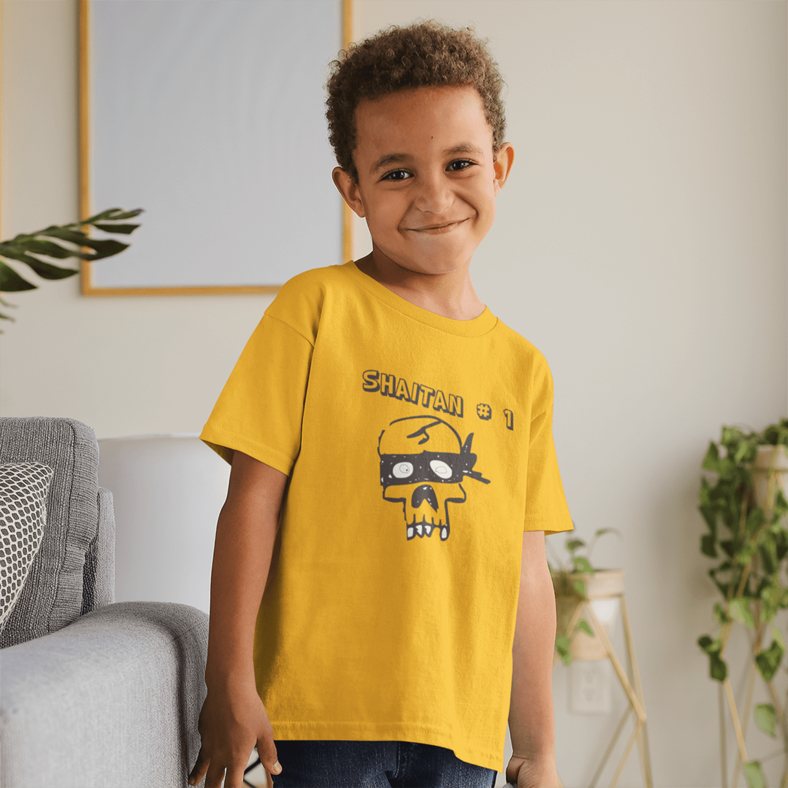 Shaitan - Kids Printed Round Neck T-shirts - Shipping Globally