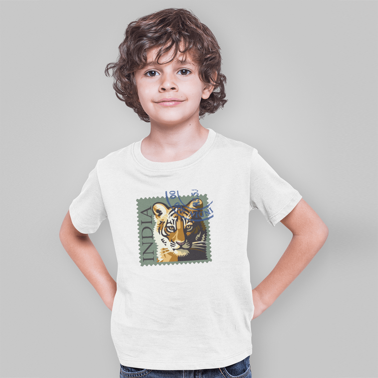 Tiger India - kids T-shirts