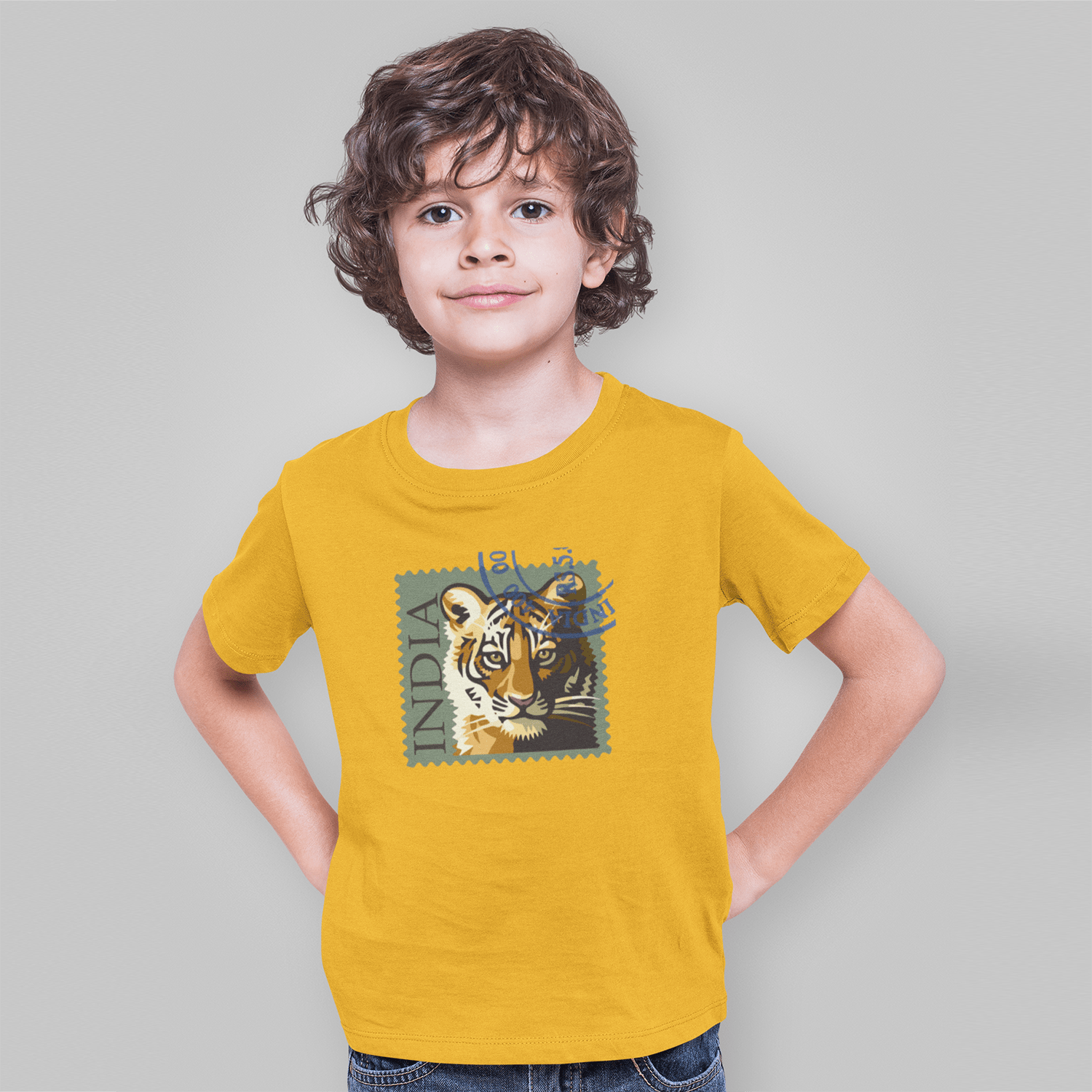 Tiger India - kids T-shirts
