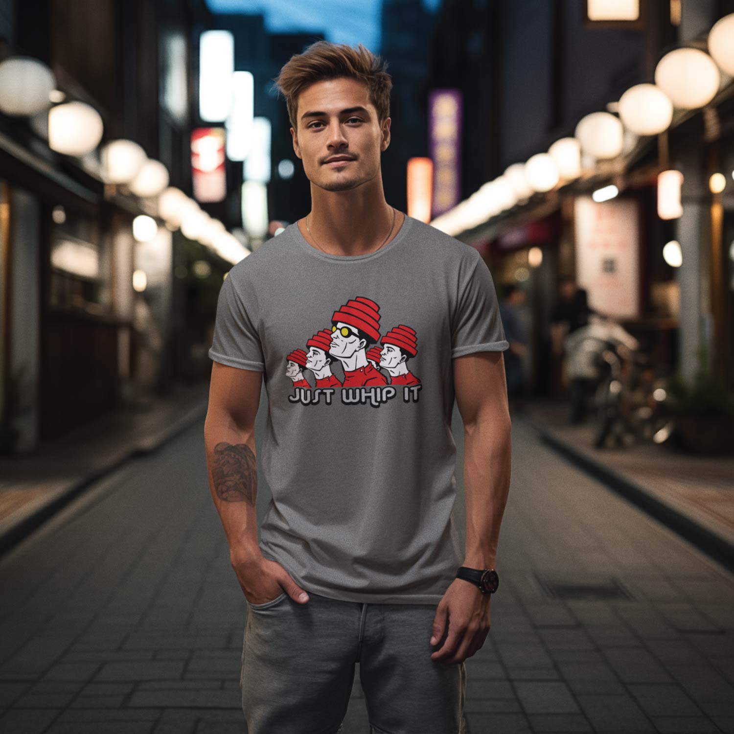 Tantra Whip It Original Brand (Since 1997) - Unisex Graphic Tee Premium Cotton, Casual Wear. - Shipping Globally!