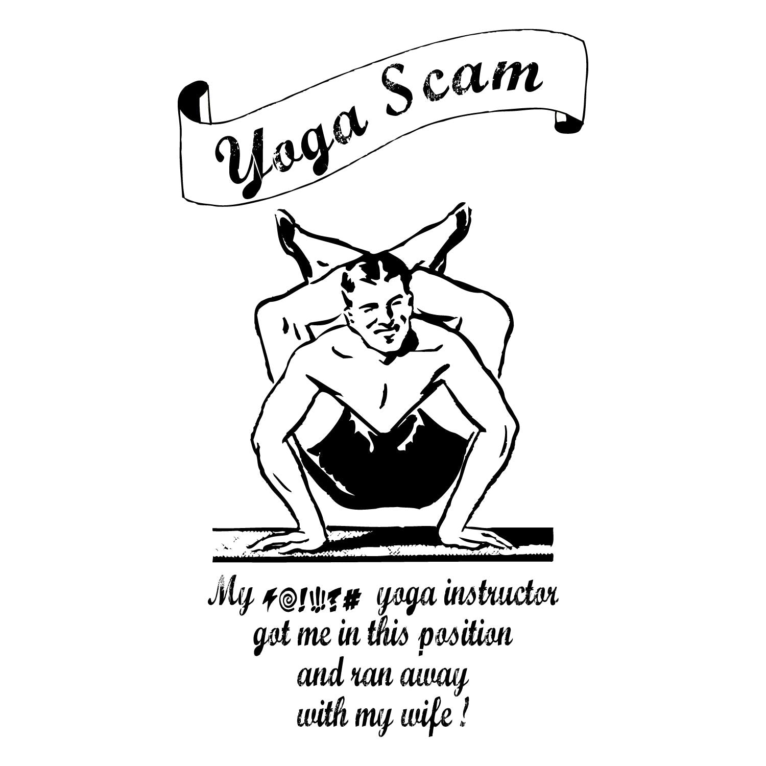 Tantra Yoga Scam Original Brand (Since 1997) - Unisex Graphic Tee Premium Cotton, Casual Wear. - Shipping Globally!